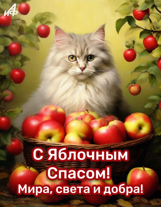 40+ открыток с Яблочным Спасом. Яркие и красивые картинки на 19 августа
40+ открыток с Яблочным Спасом. Яркие и красивые картинки на 19 августа