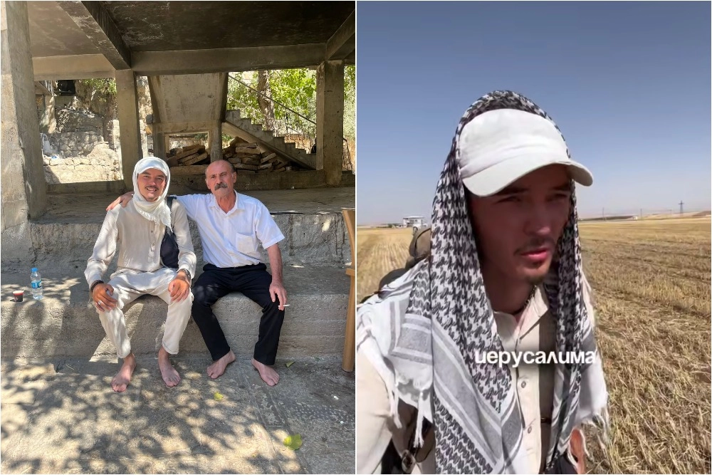 
        «Сейчас я в Ираке». Никита Кузнецов идет пешком уже 133 дня    