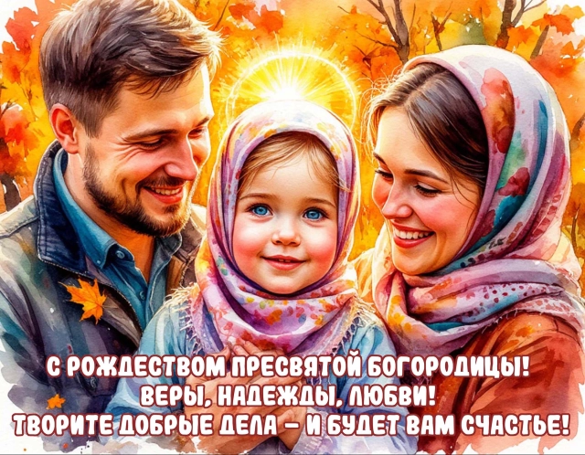 
        20+ открыток с Рождеством Пресвятой Богородицы. Яркие картинки к празднику    