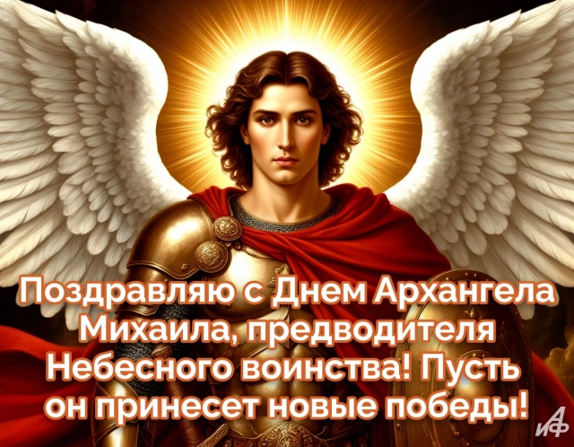 Новые открытки с Михайловым днем. Яркие картинки с Днем Архангела Михаила
Новые открытки с Михайловым днем. Яркие картинки с Днем Архангела Михаила