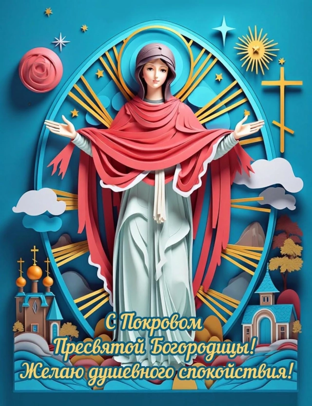 
        20+ открыток с Покровом Пресвятой Богородицы. Яркие картинки к святому дню    
