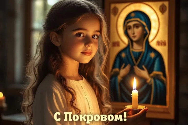 20+ открыток с Покровом Пресвятой Богородицы. Яркие картинки к святому дню