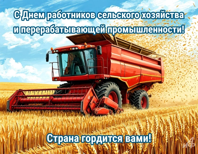 Открытки с Днем работников сельского хозяйства. Яркие картинки и пожелания
Открытки с Днем работников сельского хозяйства. Яркие картинки и пожелания