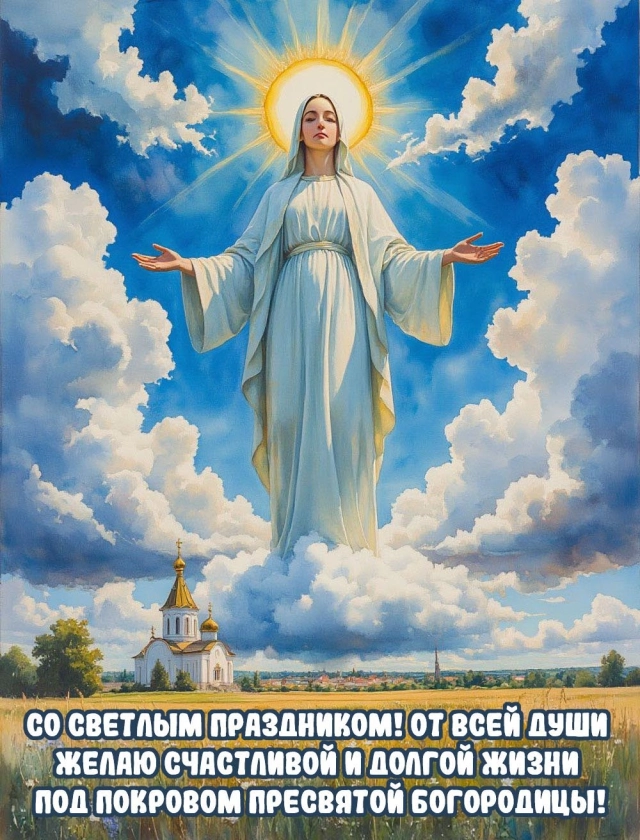 
        20+ открыток с Покровом Пресвятой Богородицы. Яркие картинки к святому дню    