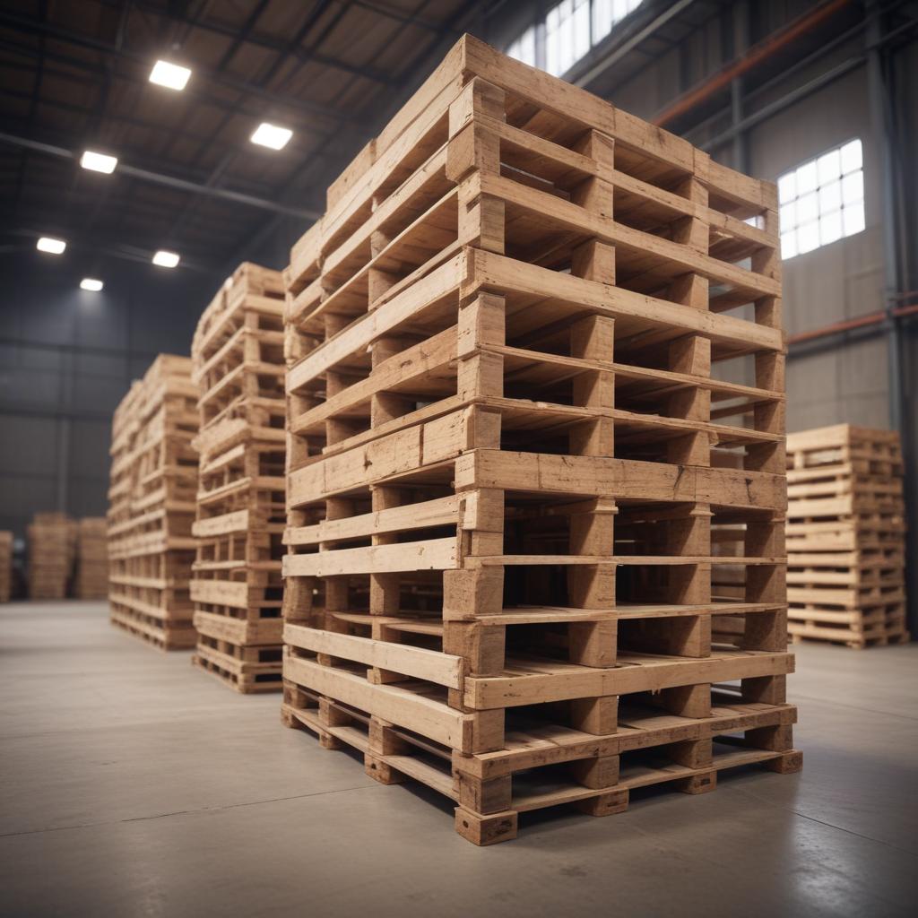 Деревянные поддоны: обзор видов новых и бывших в употреблении и особенности их производства