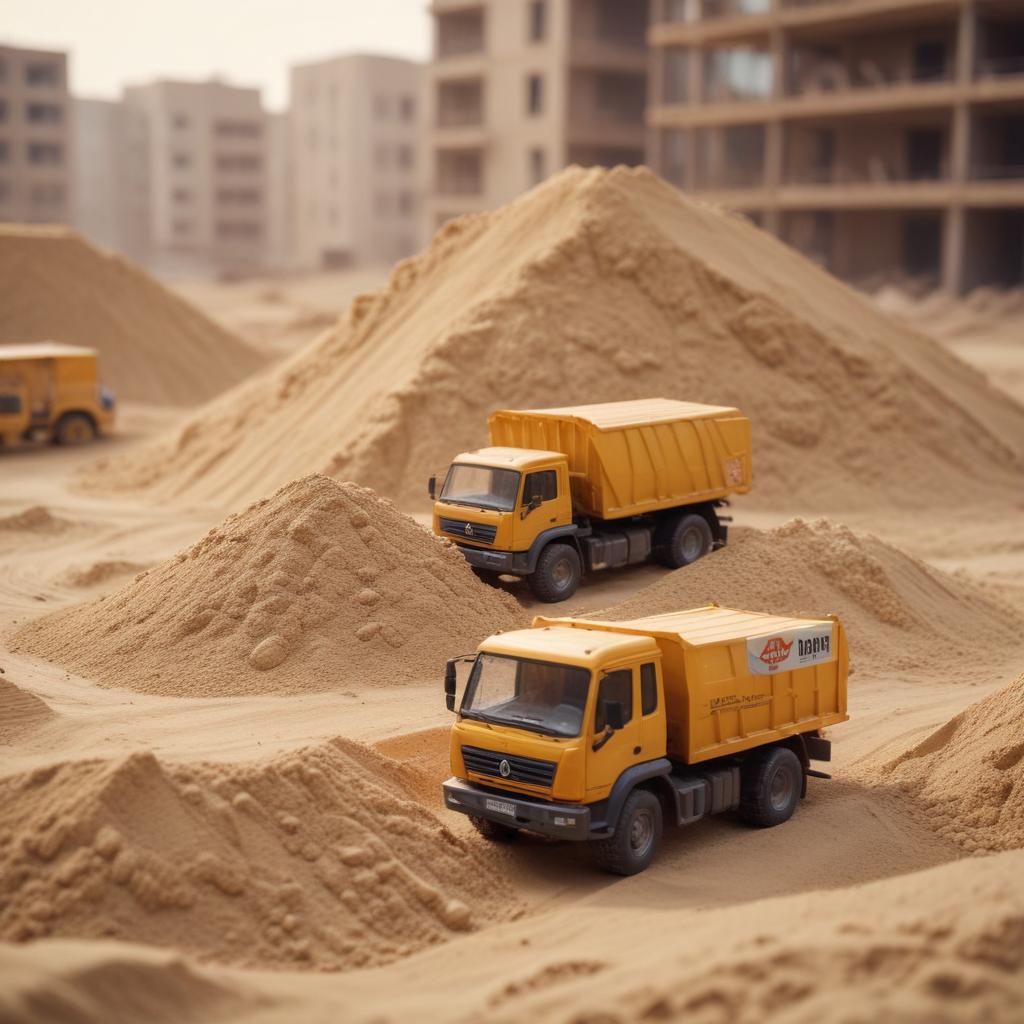 Цены на песок с доставкой за 1 м3: что влияет на стоимость